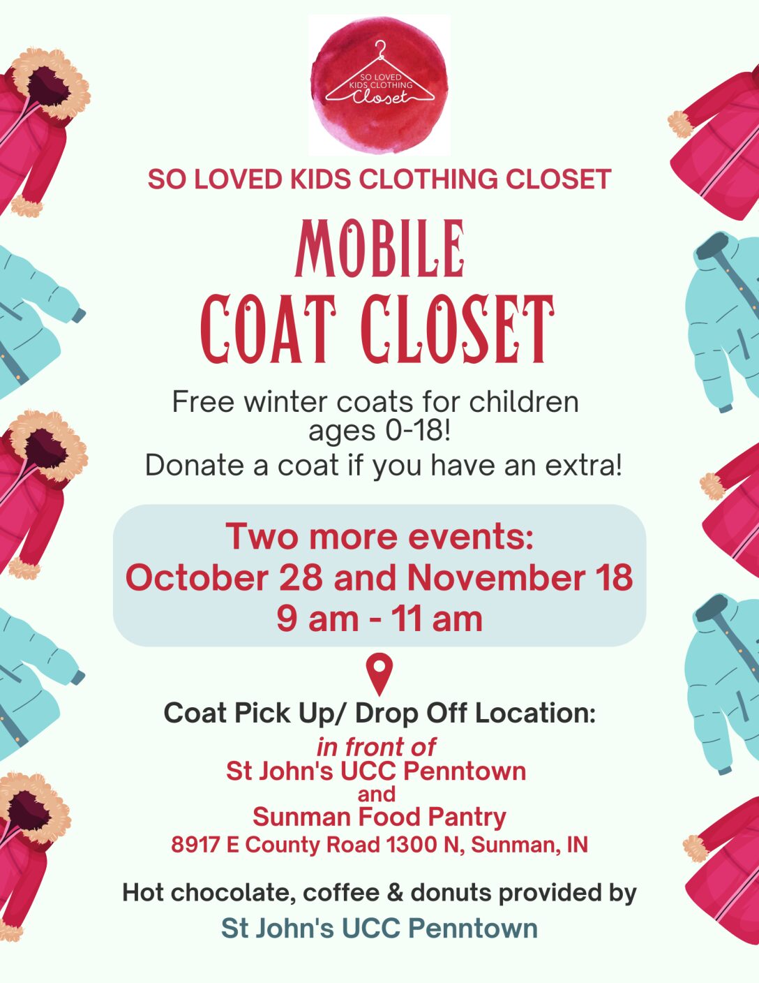 Oct-Nov Mobile Coat Closets